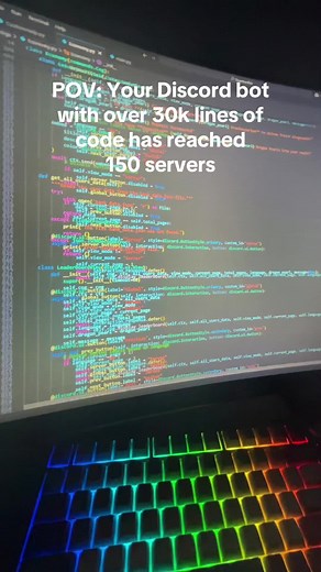 Custom Discord Bot with 30k Lines of Code
