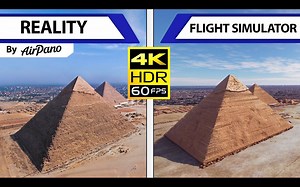 【4K60帧】微软模拟飞行2020 | 游戏 VS 现实 | 图像对比 | 4K最高画质设置