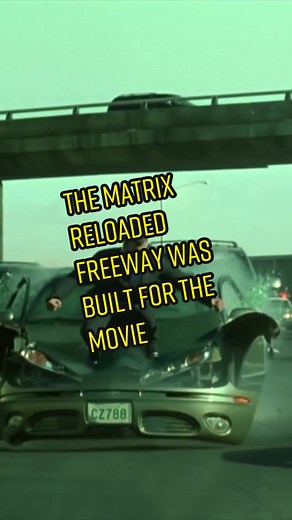 The freeway scene in Matrix Reloaded is easily the best scene in the entire movie and that freeway was said to cost $300,000 per quarter-mile. #thematrix #matrixreloaded #behindthescenes #bts #movies #film #movie #middayreviews #filmtok #fyp #foryou