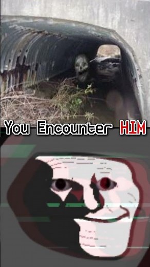 You Encounter Him #horror #incrediblebecominguncanny #trollface