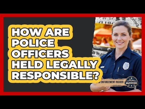 How Are Police Officers Held Legally Responsible?