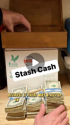 Prepper Press on Instagram: "People should stash cash in case of a collapse in the banking system, a bank run, or an electronic payment system outage. It’s also great for personal emergency funds. #prepper #cash #survivaltips #preppertips #money"
