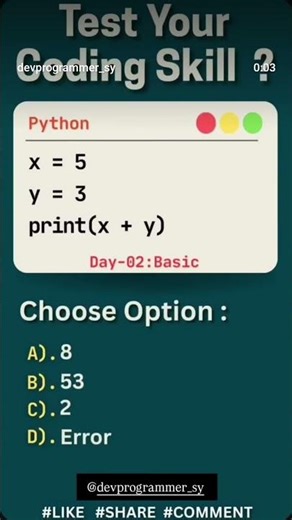 Python quiz 💥 Top Questions #codingbat #pythonprogramming #dailyquiz #boostknowledge #interviewprep