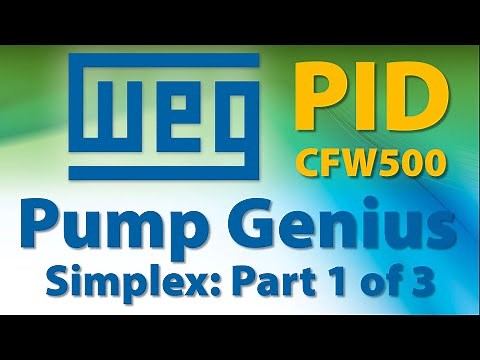 WEG CFW500 VFD PID Pump Genius Simplex Part 1 from AutomationDirect