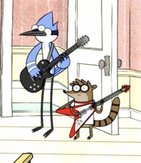 Dawg why tf did that guy cut all his hair off #theregularshow #schoollife #whatever #yiff #interview