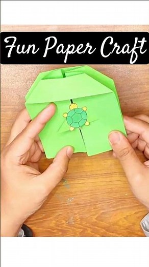 DIY Moving Animal Paper Craft 🐾 | Fun & Easy Origami Craft for Kids!