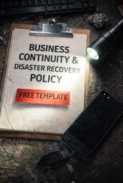 We're giving away our BC/DR policy template.