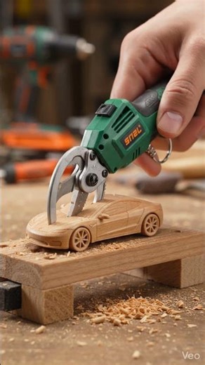 “Satisfying Mini Wood Carving 🔥”