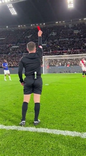 Ref Shows a Questionable Red Card