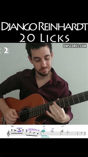 Django Reinhardt – 3 Killer II-V-I Licks 🎸