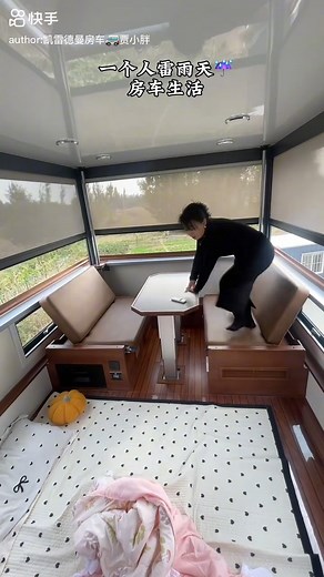 73K views · 1K reactions | Living Cozy in a Camper Trailer  Morning coffee, peaceful views, and slow moments that make camper living so special. ☕✨ Simple life, beautiful days, and freedom on the road. ️ #CamperTrailer #TrailerLiving #DayInTheLife #TinyHomeOnWheels #VanLifeVibes #CozyLiving #NomadLifestyle #SimpleLiving #HomeOnWheels #FYP #TrendingNow | Glamping Girlie | Facebook