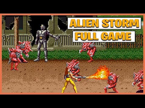 Sega Genesis Gameplay — Alien Storm [2 Players, 4K 60fps]