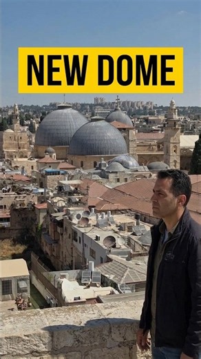 New Dome at the Church of the Holy Sepulchre - Jerusalem#jerusalem #holysepulchre #christianity #isr
