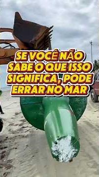 SE VOCÊ NÃO SABE O QUE ISSO SIGNIFICA, PODE ERRAR NO MAR