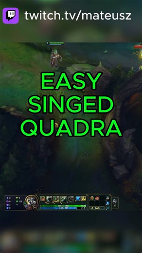 EASY SINGED QUADRA #singed #leagueoflegends #riotgames #singedlol #singedgameplay