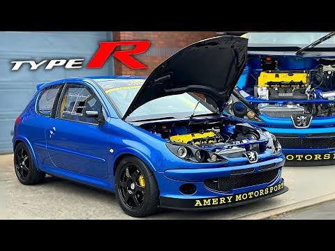 CIVIC TYPE R SWAPPED PEUGEOT 206 GTI!