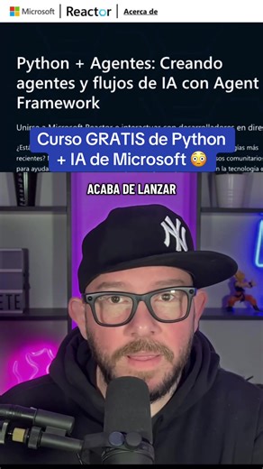 Curso GRATIS de Python y Agentes IA de Microsoft