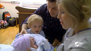 Get more heart-touching baby moments from Erin and Chad's journey to parenthood on a NEW Bringing Up Bates Baby Special tonight at 10 ET on UPtv! 👶 | Bringing Up Bates