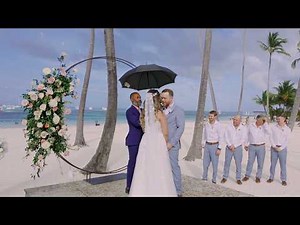 Romantic Beach Wedding at Jellyfish Restaurant Punta Cana | Destination Wedding Film