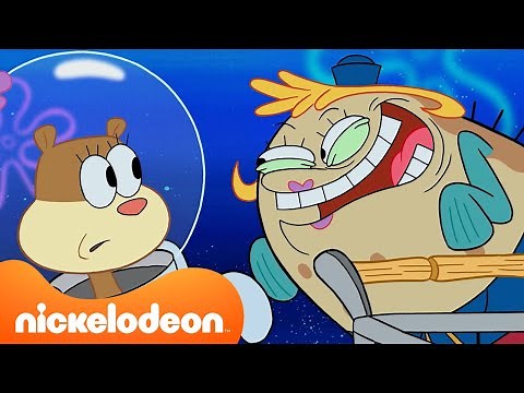 سبونج بوب | مقلب ساندي والسيدة نفيخة وكارين في سبونج بوب | Nickelodeon Arabia
