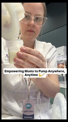 5 comments | Hands-free, worry-free, and making it happen.  Pumping at an expo while doing what I love — supporting mums and new parents! #wearablebreastpump #breastfedbaby #firsttimemum #newborn | Midwives Own Brand | Facebook