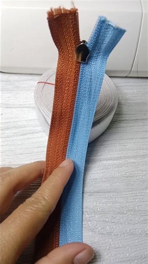 easy way to install a zipper head 🤗 #sewingtutorial #sewinghome#sewingtrick#sewingtips#easysewing