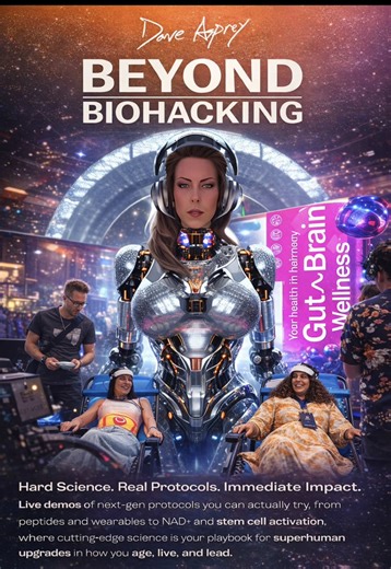 The Beyond Conference USE CODE “BEYONDBARBIE” for $400 off any ticket! LINK IN BIO This is the heartbeat of Beyond Biohacking with over 150 leading brands in human evolution. It’s a hands-on laboratory for what’s next. Get your liver scanned to measure its stiffness and health. Shift your nervous system into a state of deep calm with vibration, light, and sound. Recover faster with pure oxygen at increased pressure. . Visit the BEYOND Clinic for a shot or IV to keep you going. Taste new and heal