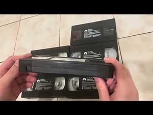 Lot of 6 Blue's Room VHS Tapes - Unboxing