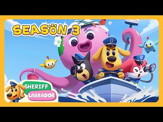 🔴LIVE | Sheriff Labrador Season 3 All Episodes | Kids Cartoon | Safety Rules for Kids - Videos For Kids