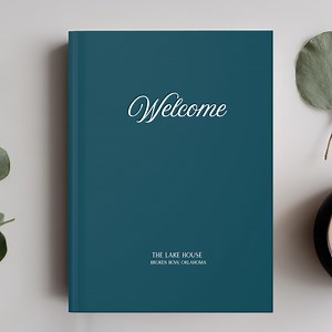 Custom Hotel Guest Book, Airbnb Welcome Guest Book, Vacation Rental, VRBO Guestbook, Motel Sign In, Host Gift, Home Registry - Etsy