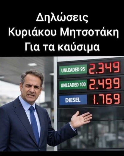 Δηλώσεις Κυριάκου Μητσοτάκη για τα καύσιμα