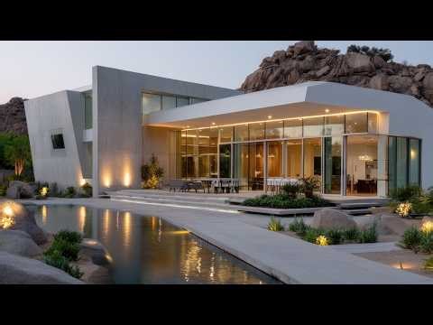 Modern Desert Brutalism – Minimalist Concrete Houses in Dramatic Landscapes