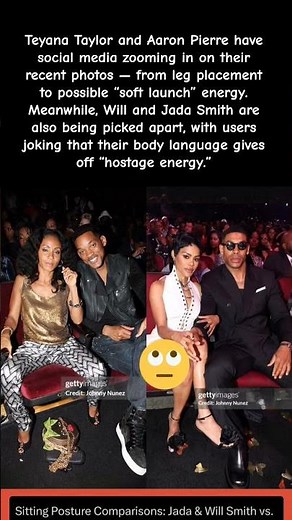 Teyana Taylor & Aaron Pierre Go Viral — While Will & Jada’s Body Language Has Fans SHOOK! #teyana