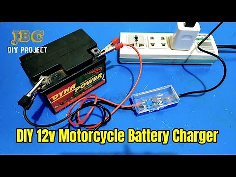 12v Battery Charger / Motorcycle Battery Charger (DIY)