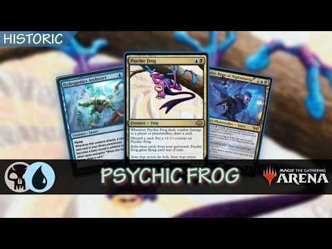 🔵⚫ Psychic Frog | Historic MTG Arena