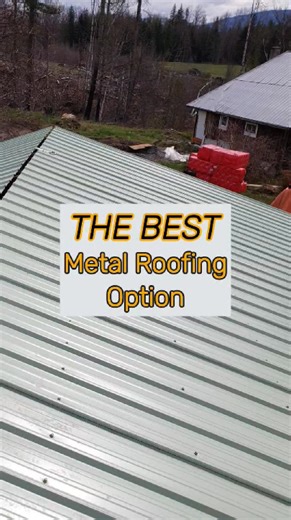 Instead of asphalt, snap lock hidden fasteners are the best way to go for a long-lasting roof #roofing #roofrepair #maintanance | Farrow Built