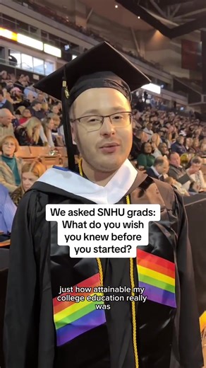 4.8K views · 179 reactions | SNHU grads share their pre-grad insights!  | Southern New Hampshire University | Facebook