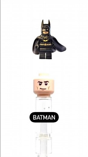 How To Make A LEGO Superman Minifigure from Superman: Legacy! #shorts