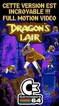 Dragon's Lair in FMV on 8-bit? #Commodore64 #RetroGaming #Tech