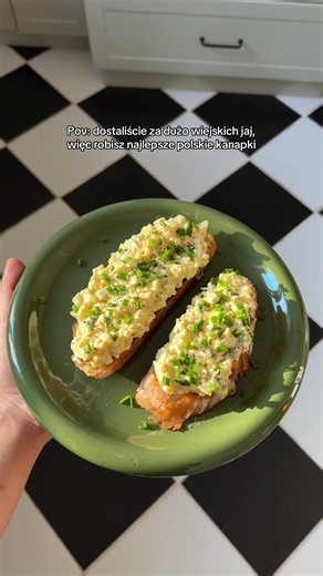 Świeży chlebek pasta jajeczna to najlepsze combo 🍞🥚 | polish food