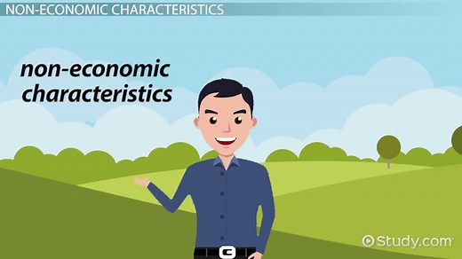 Economic & Non-Economic Characteristics of Land