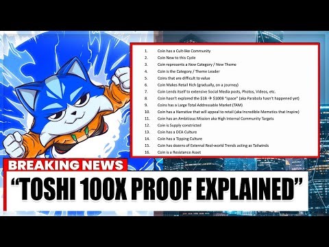 TOSHI Literally Checks Every Box of a 100X Coin ✅🚀 (The Data Speaks for Itself)