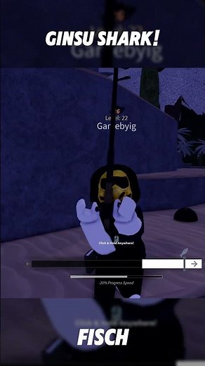 Catching Ginsu Shark in Roblox Was So Easy! 🦈 #roblox #fisch