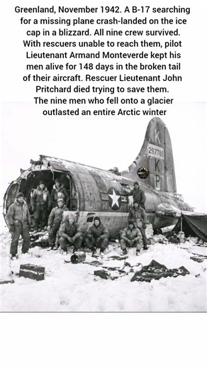 The Epic Arctic Survival of B-17 "PN9E" (1942) #Greenland1942 #USAAF