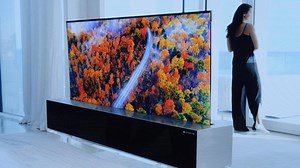 Watch LG's rollable OLED TV in action at CES 2019 - Video