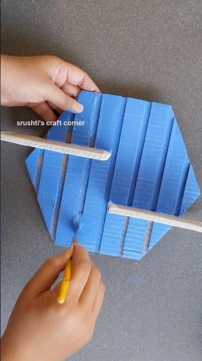 Diy Cardboard Wall Shelf | Cardboard Craft Ideas #diy #cardboard #craft