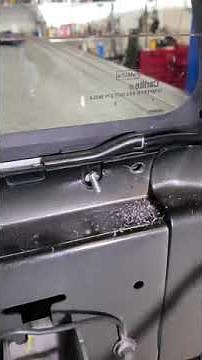 2014 Ford F150 rear sliding window motor replacement. (Hidden screws) pt4
