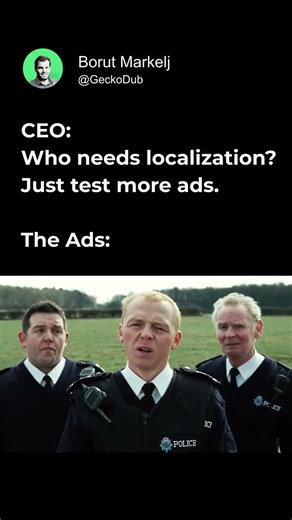 Who needs localization, right? #localization #lipsync #advertising #translation