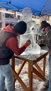8.4K views · 123 reactions | An ice sculpture taking shape in Butte | NBC Montana | Facebook