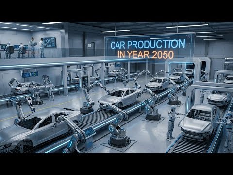 Car Making in Year 2050 | Fully Automated AI Factory #insidefactory #howitsmade